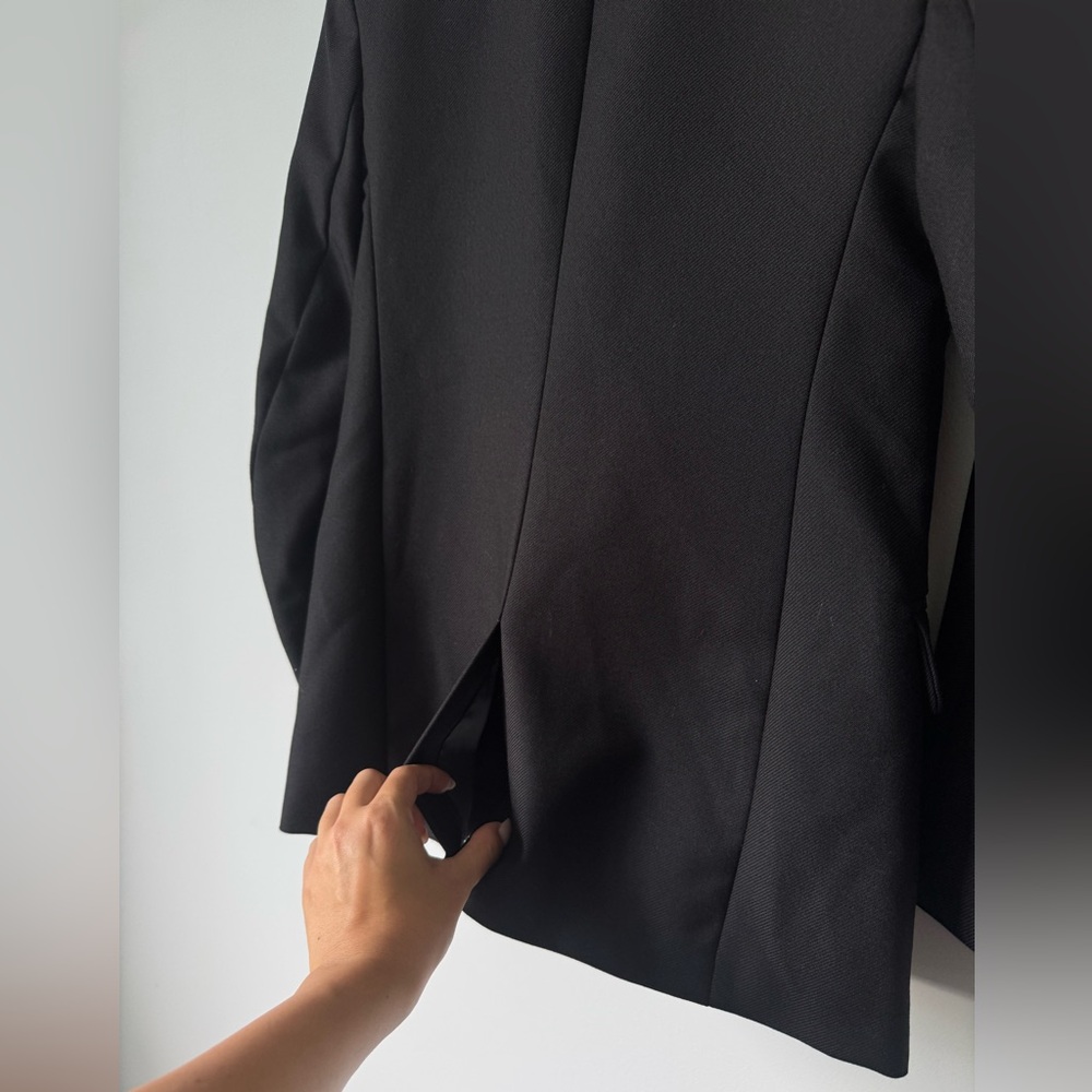 Banana Republic Lido Sculpted-Fit Italian Wool Blazer - Size 00 - Picture 11 of 13